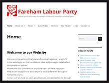 Tablet Screenshot of farehamlabour.org.uk